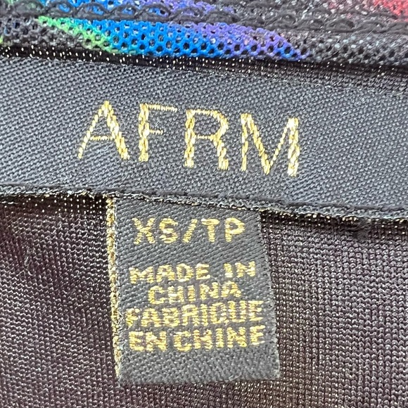 AFRM Zoya Dress in Electric Swirl size xs - Picture 4 of 4